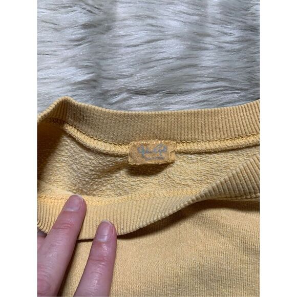John Galt Light Yellow Pullover Sweatshirt - Picture 2 of 5